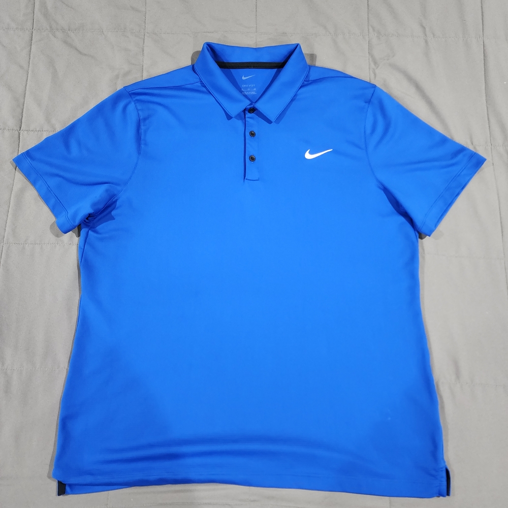 Nike Men's Royal Blue Polo Shirt